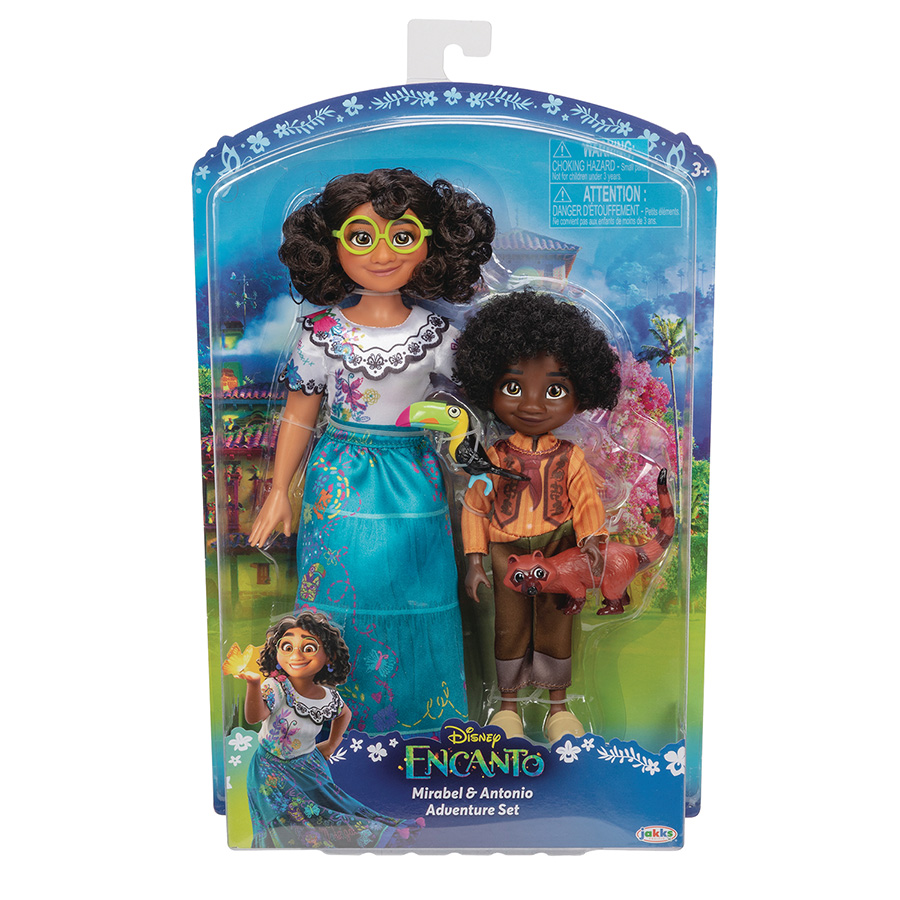 Disney Encanto Mirabel & Antonio Adventure Set 2-Pack Doll Case