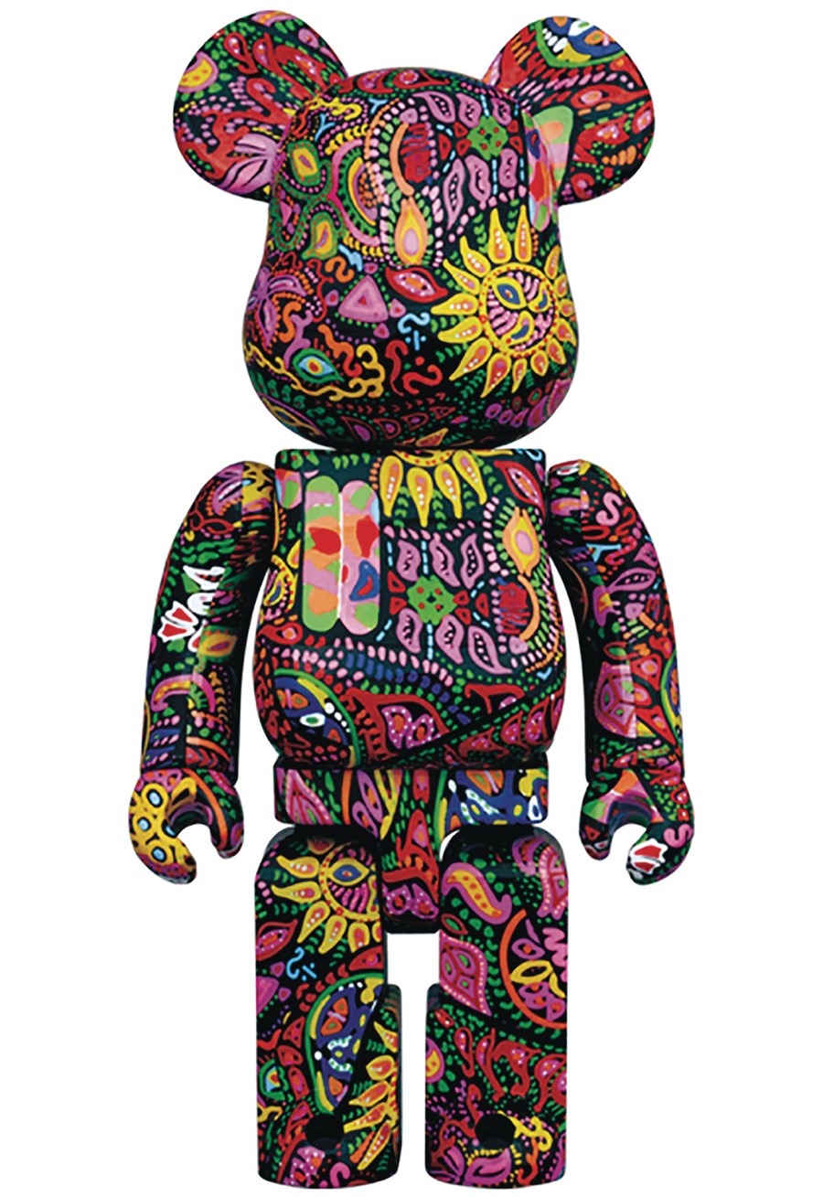 Psychedelic Paisley 1000 Percent Bearbrick