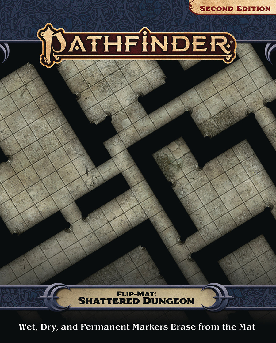 Pathfinder Flip-Mat - Shattered Dungeon