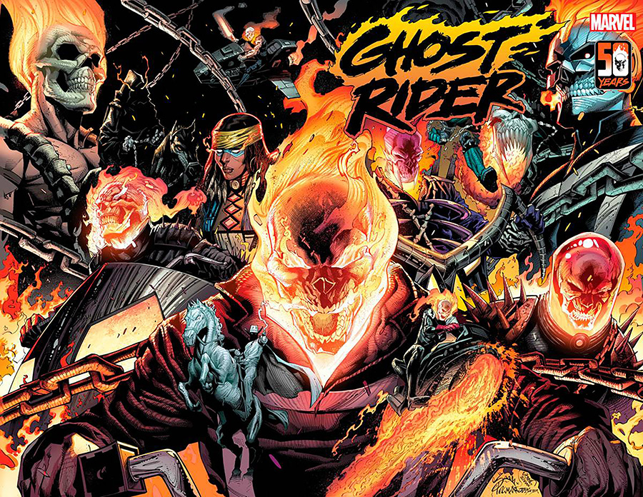 Ghost Rider Vol 9 #1 Cover R DF Ryan Stegman Wraparound Variant Cover ...
