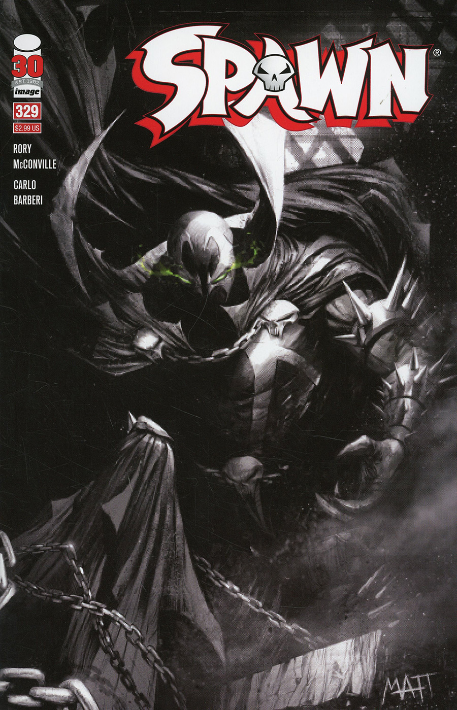 Spawn #329 Cover A Regular Francesco Mattina Cover