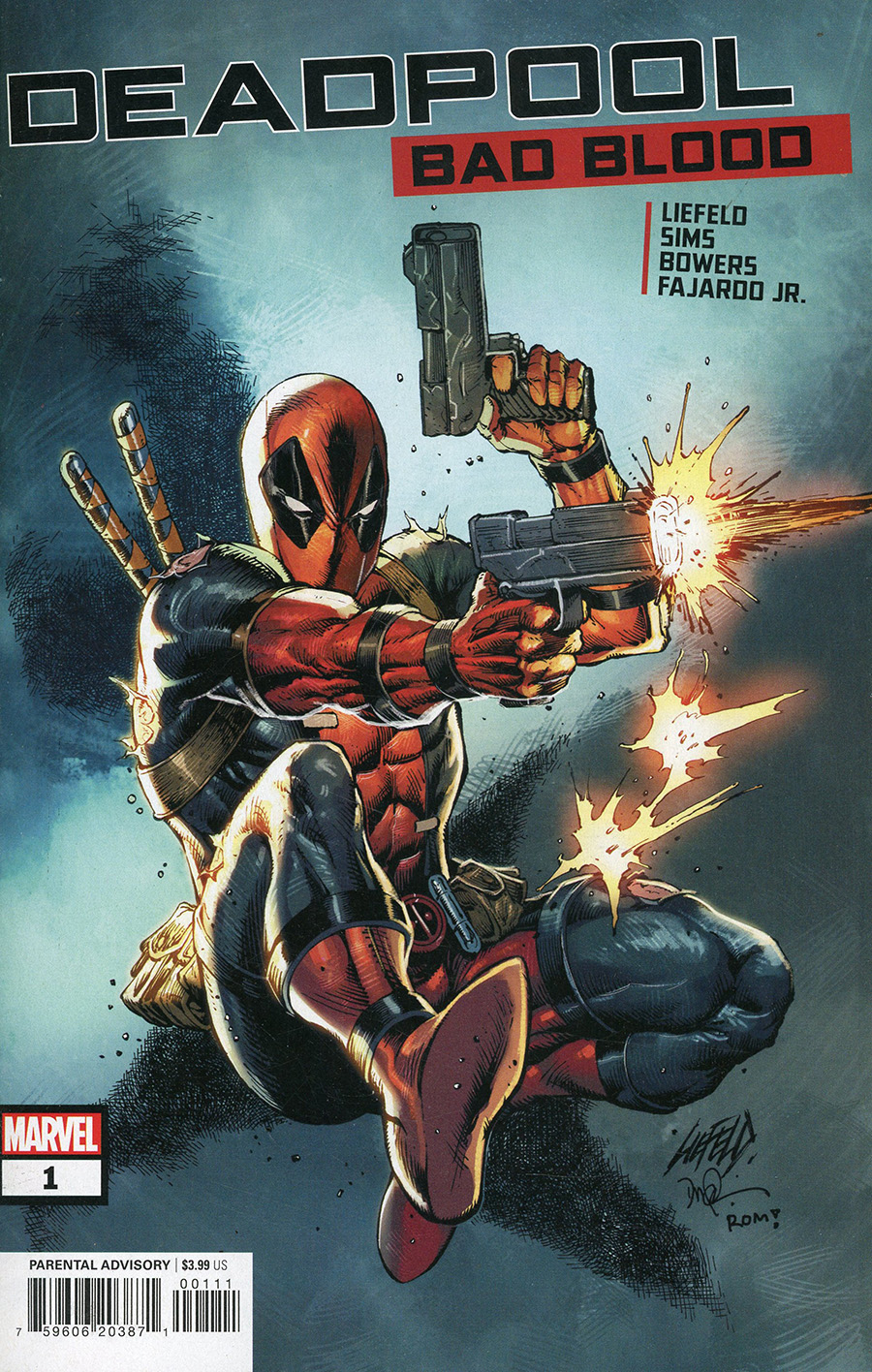 Deadpool Bad Blood #1 Cover A Regular Rob Liefeld Cover