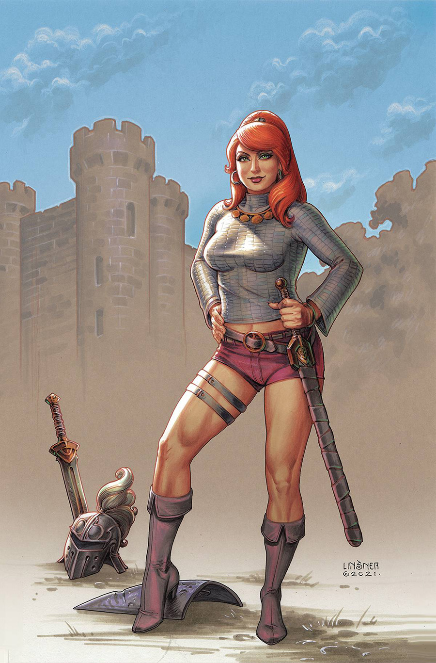 Immortal Red Sonja #1 Cover O Limited Edition Joseph Michael Linsner Virgin Cover