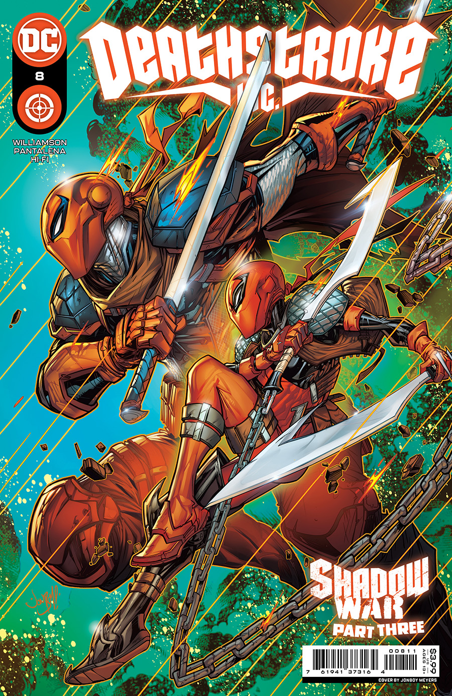 Deathstroke Inc #8 Cover A Regular Jonboy Meyers Cover (Shadow War Part 3)