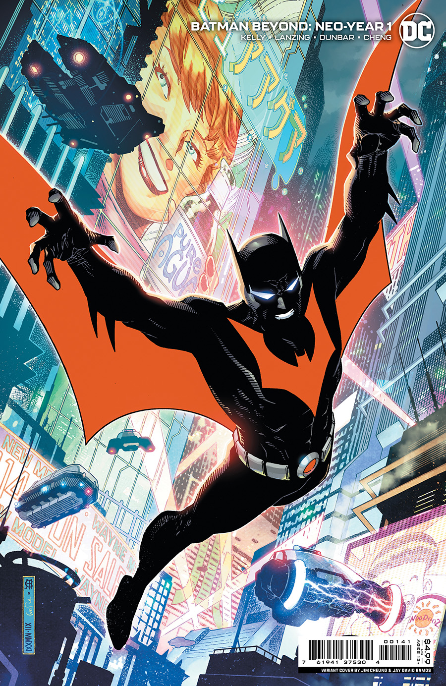 Batman Beyond Neo-Year #1 Cover D Incentive Jim Cheung & Jay David Ramos Card Stock Variant Cover