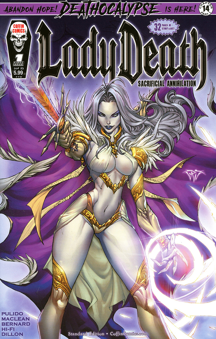 Lady Death Sacrificial Annihilation #1 Cover A Regular Paolo Pantalena Cover