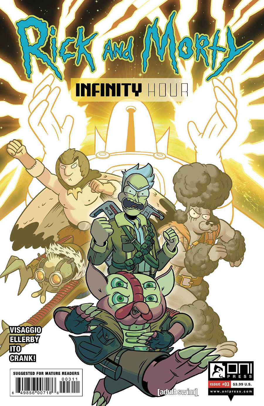 Rick And Morty Infinity Hour #3 Cover A Regular Marc Ellerby Cover