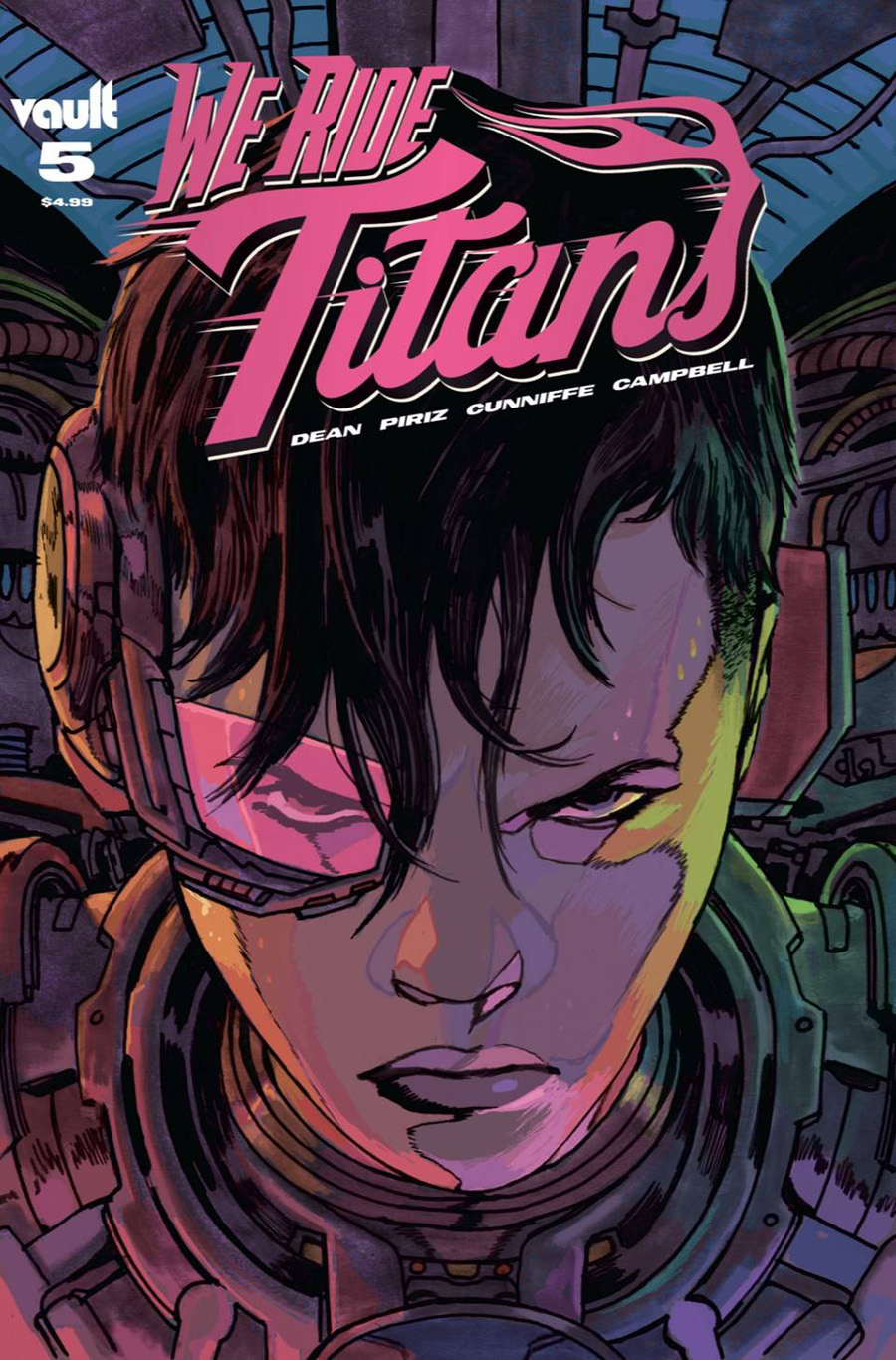 We Ride Titans #5 Cover B Variant Josh Hixson Cover