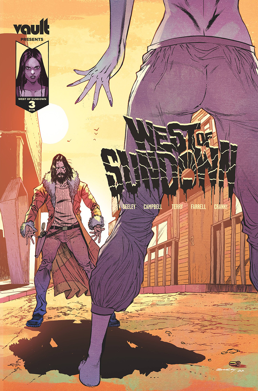 West Of Sundown #3 Cover C Variant Tim Seeley Cover