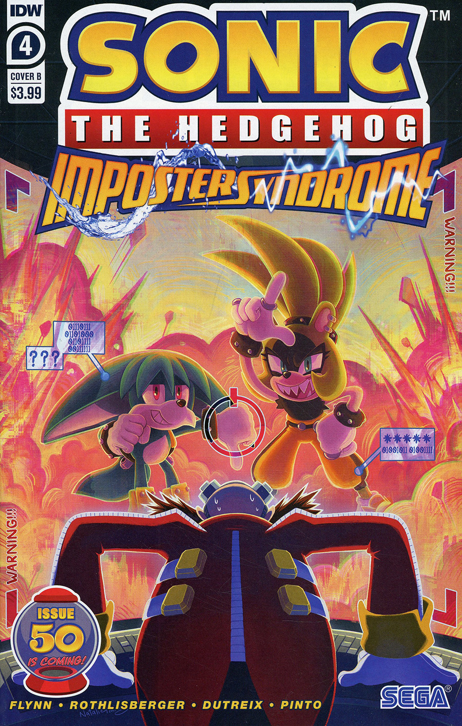 Sonic The Hedgehog Imposter Syndrome #4 Cover B Variant Natalie Haines Cover