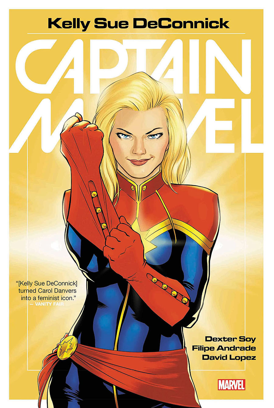 Captain Marvel By Kelly Sue DeConnick Omnibus HC Book Market David Lopez Cover