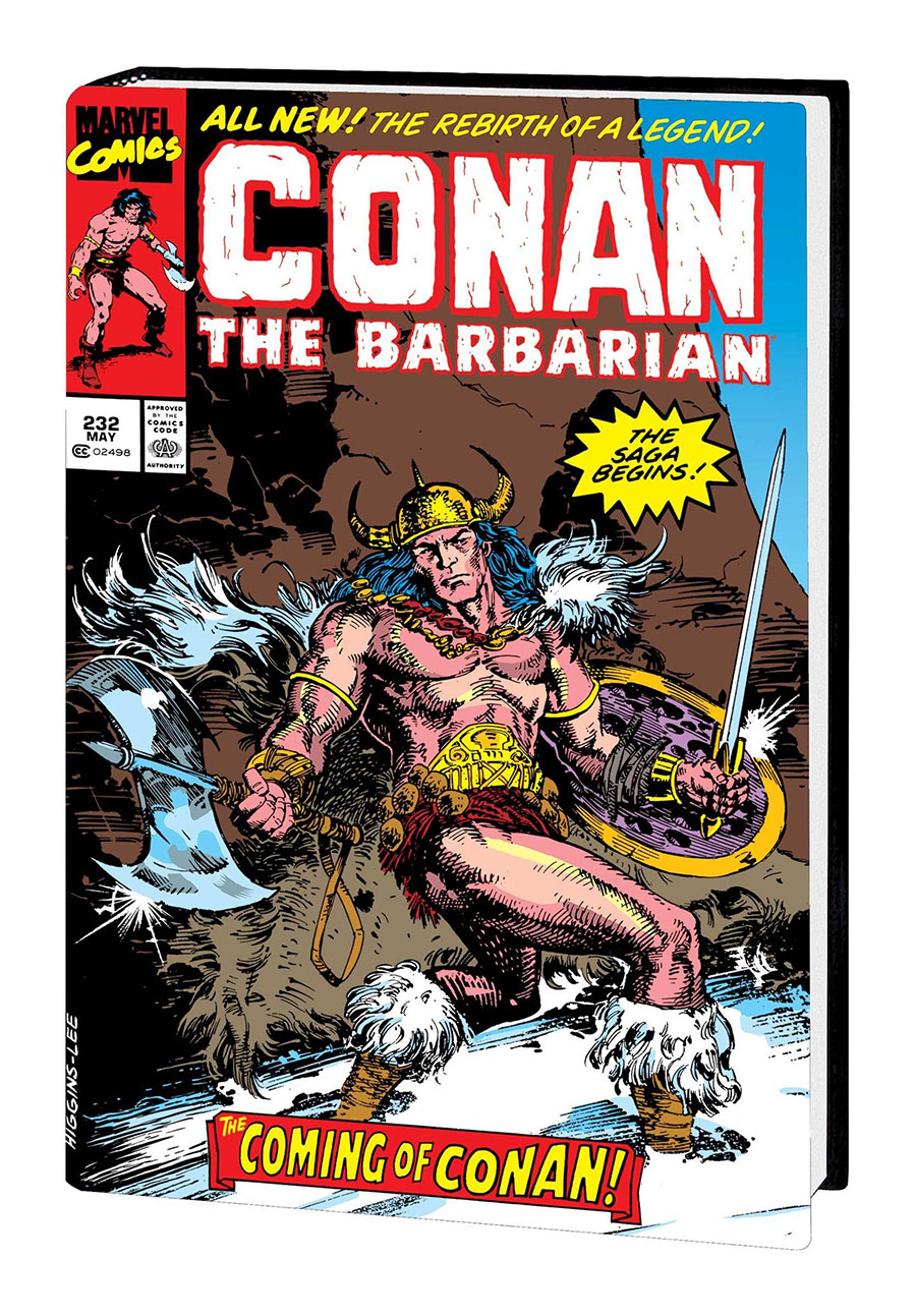 Conan The Barbarian Original Marvel Years Omnibus Vol 9 HC Direct Market Michael Higgins Variant Cover