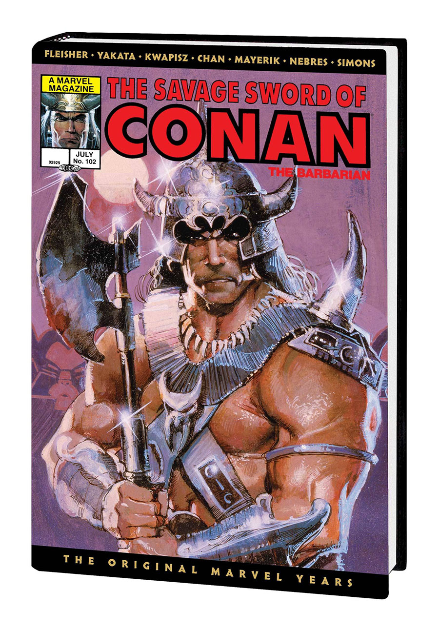 Savage Sword Of Conan Original Marvel Years Omnibus Vol 8 HC Direct Market Bill Sienkiewicz Variant Cover