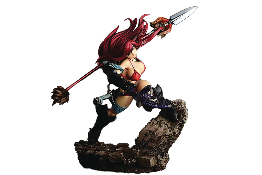 Fairy Tail Erza Scarlet The Knight 1/6 Scale PVC Figure Black Armor Version