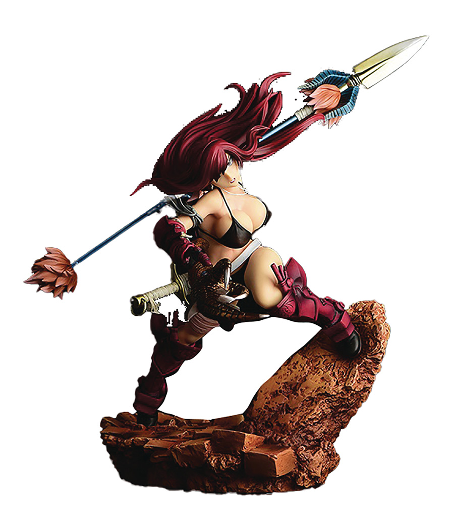 Fairy Tail Erza Scarlet The Knight 1/6 Scale PVC Figure Crimson Armor Version