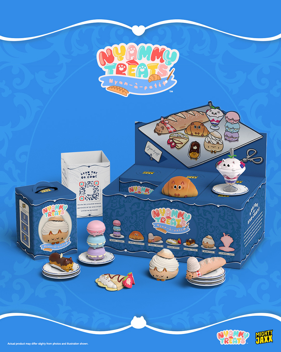 Nyan A Petit By Nyammy Treats Mini Figure Blind Mystery Box 6-Piece Display