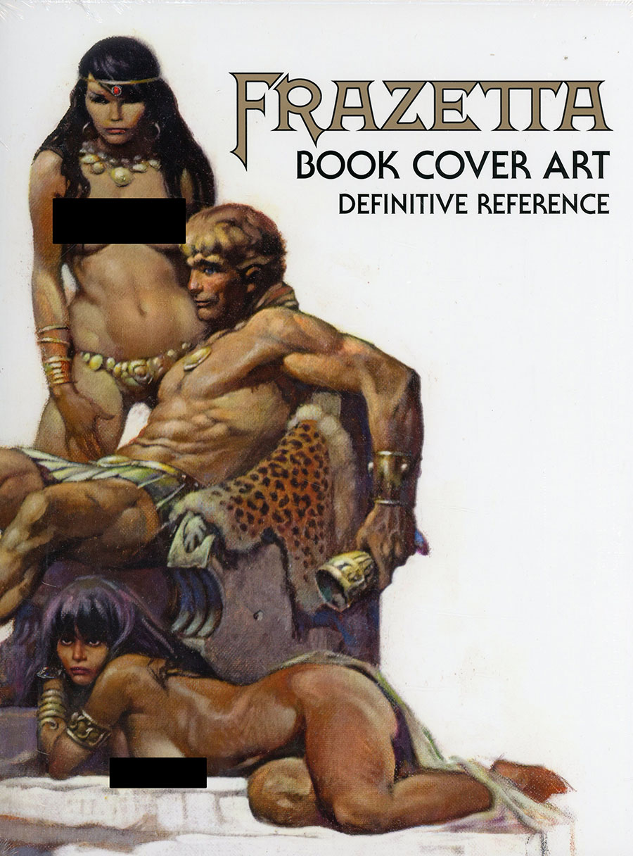 Frazetta Book Cover Art Definitive Reference Previews Exclusive Deluxe Slipcase Edition HC