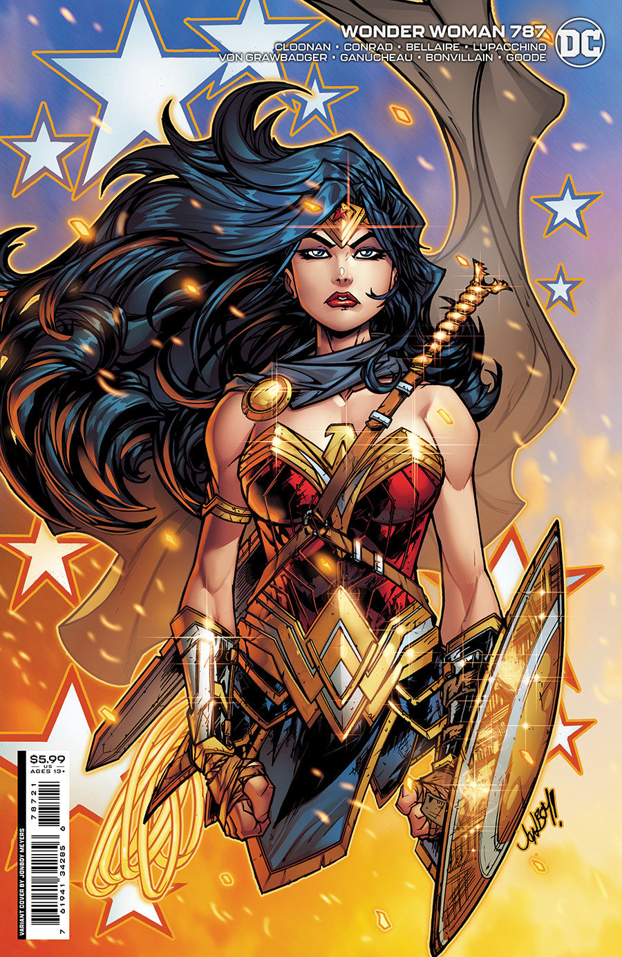 Wonder Woman Vol 5 #787 Cover B Variant Jonboy Meyers Card Stock Cover