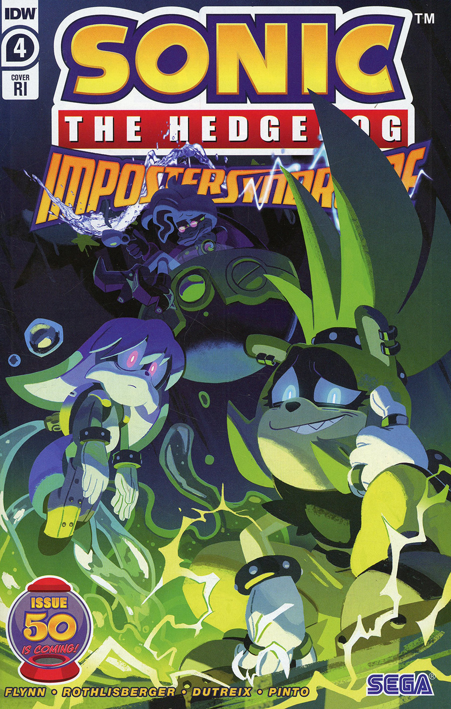 Sonic The Hedgehog Imposter Syndrome #4 Cover C Incentive Nathalie Fourdraine Variant Cover