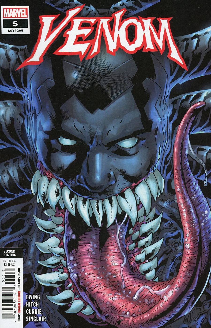 Venom Vol 5 #5 Cover D 2nd Ptg Bryan Hitch Variant Cover