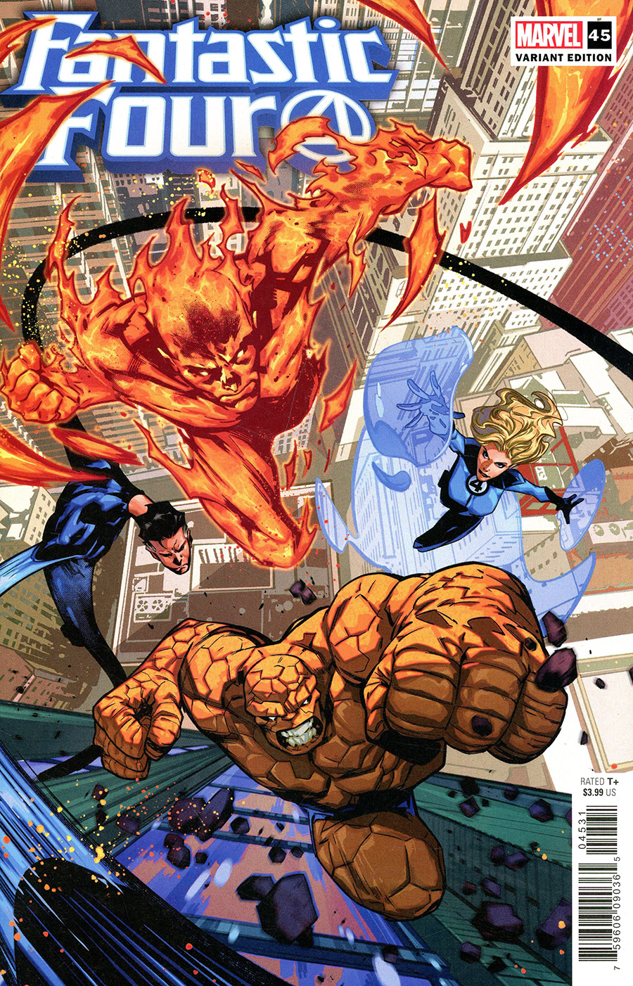 Fantastic Four Vol 6 #45 Cover C Variant Francesco Manna Cover (Reckoning War Tie-In)