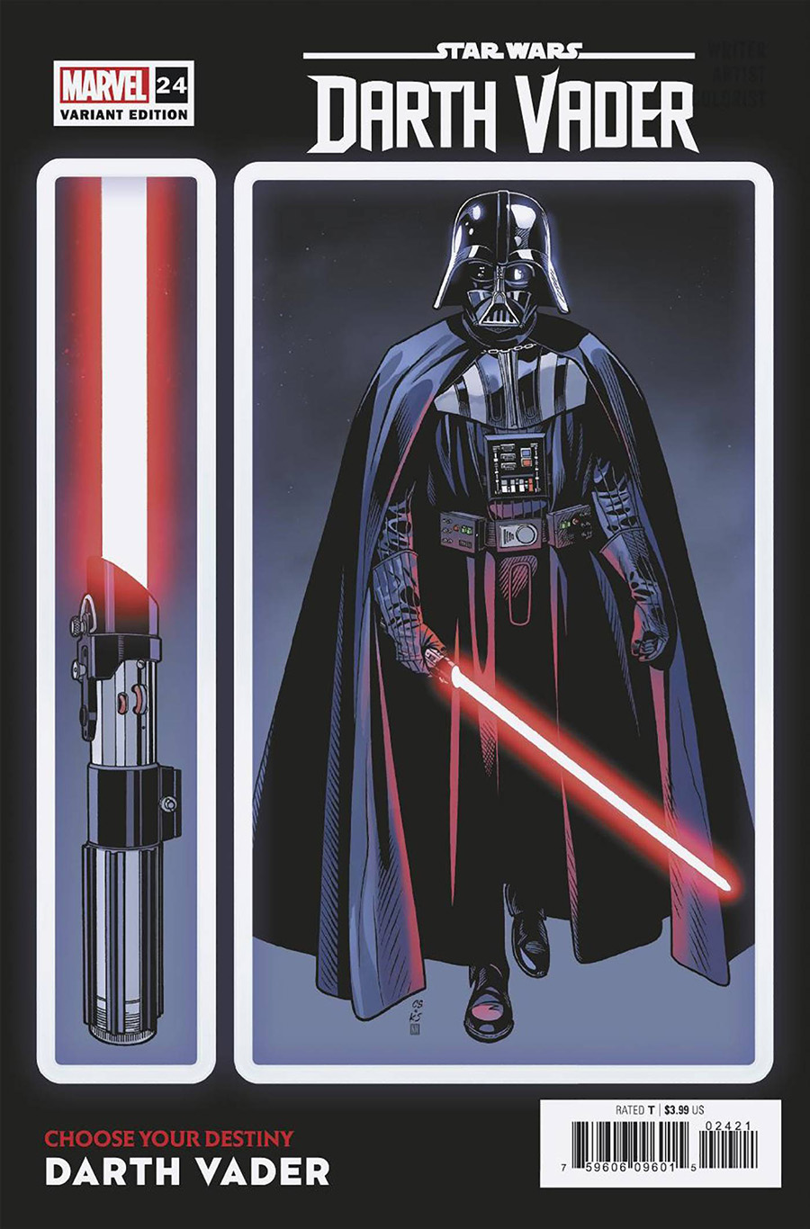 Star Wars Darth Vader #24 Cover B Variant Chris Sprouse Choose Your Destiny Cover (Limit 1 Per Customer)