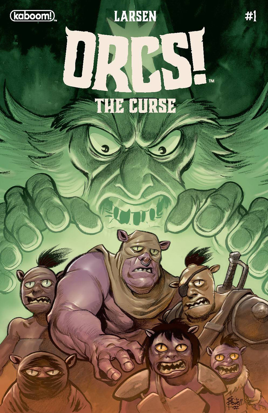 Orcs The Curse #1 Cover B Variant Eric Powell Cover