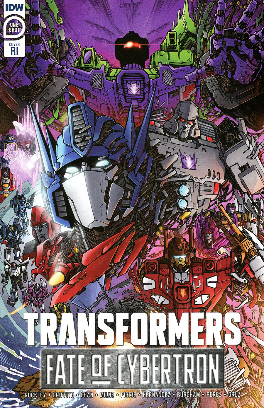 Transformers Fate Of Cybertron 1 One Shot Cover C Incentive Alex Milne Variant Cover 1631