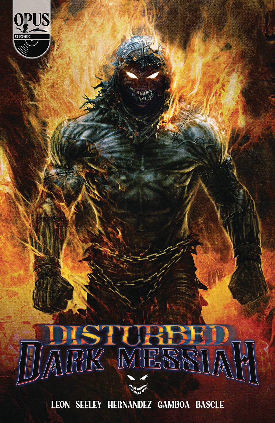 Disturbed Dark Messiah #2 Cover C Incentive David Finch Wraparound Variant Cover