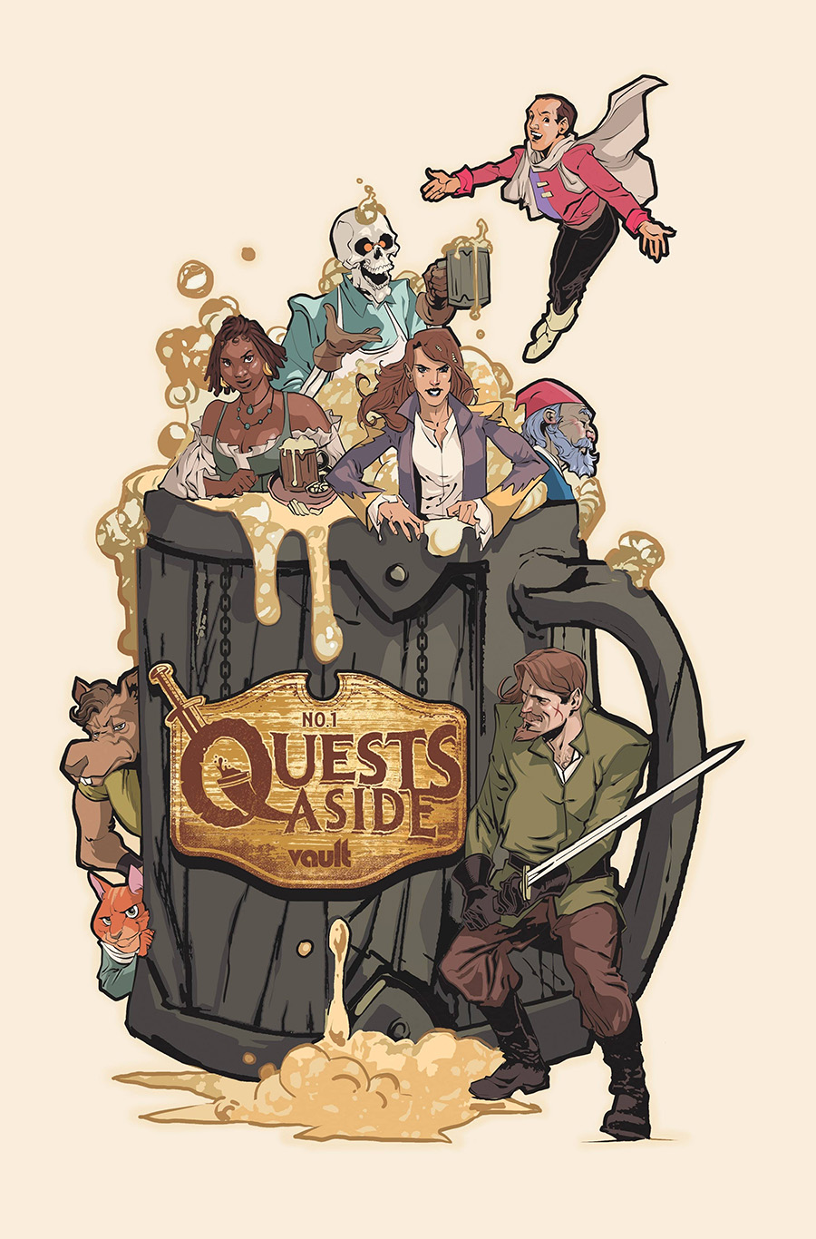 Quests Aside #1 Cover C Incentive Nathan Gooden Variant Cover