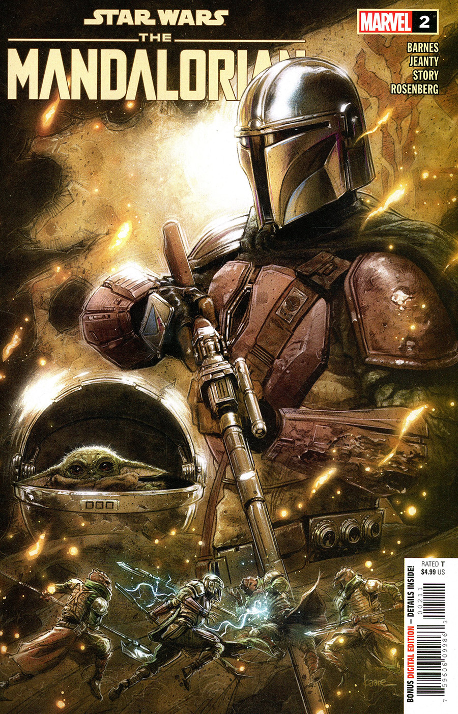 Star Wars The Mandalorian #2 Cover A Regular Kaare Andrews Cover (Limit 1 Per Customer)