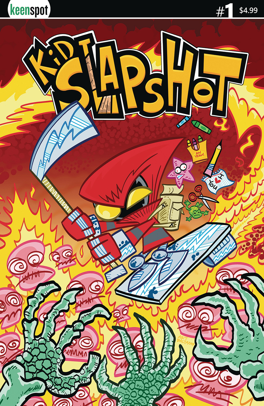 Kid Slapshot #1 Cover B Variant Art Baltazar Cover