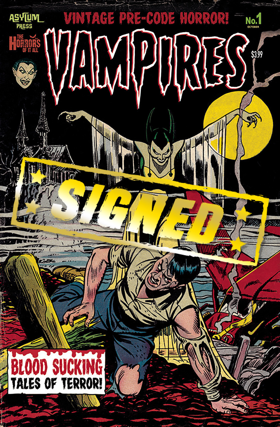 Vampires Halloween Special #1 (One Shot) Cover C Regular John Celardo Cover Signed By Frank Forte