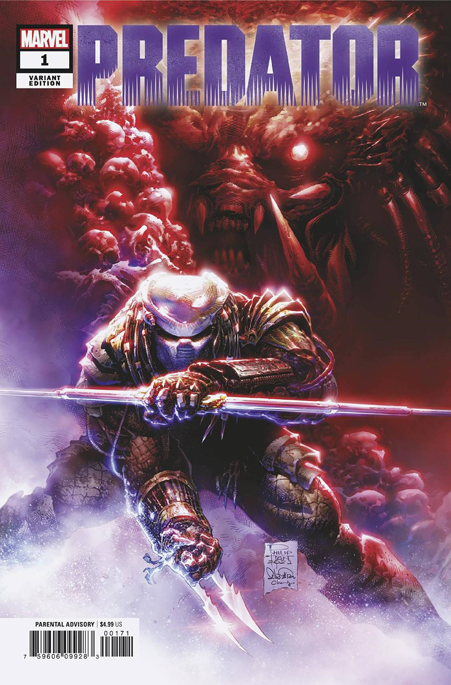 Predator Vol 3 #1 Cover I Incentive Philip Tan Variant Cover