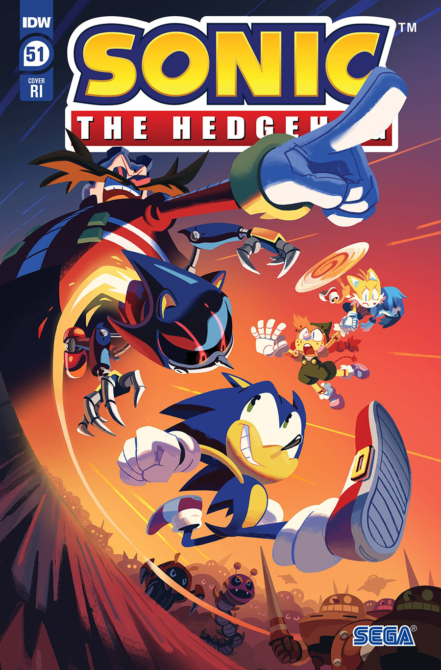 Sonic The Hedgehog Vol 3 #51 Cover C Incentive Nathalie Fourdraine Variant Cover