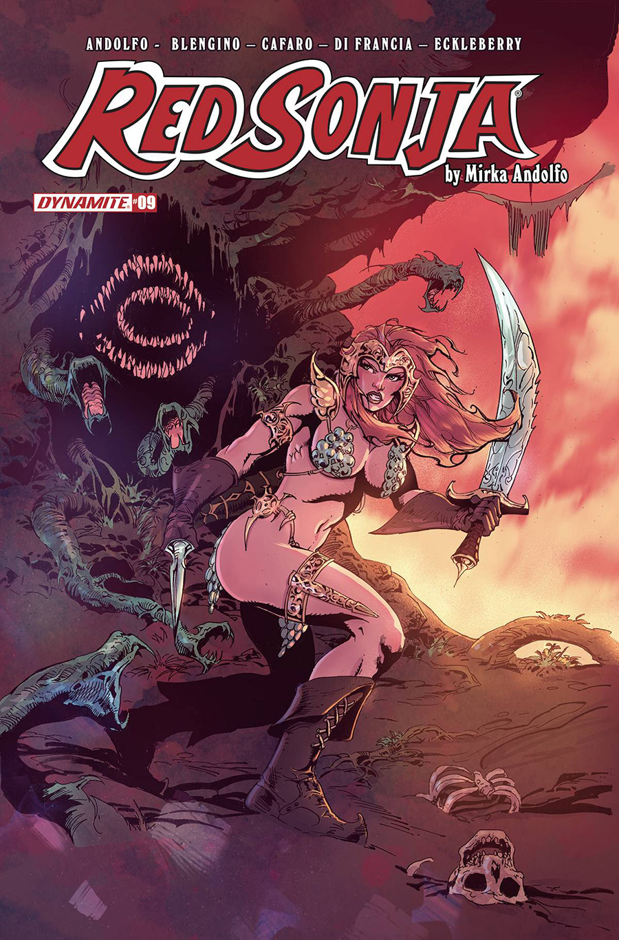 Red Sonja Vol 9 #9 Cover L Variant Roberto Castro Cover