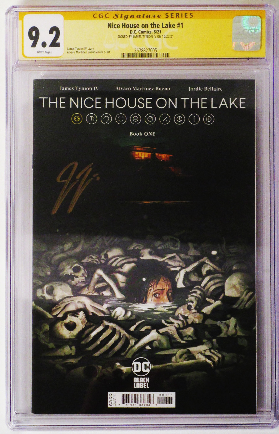 Nice House On The Lake #1 Cover K Regular Alvaro Martinez Bueno Cover Signed By James Tynion IV CGC 9.2