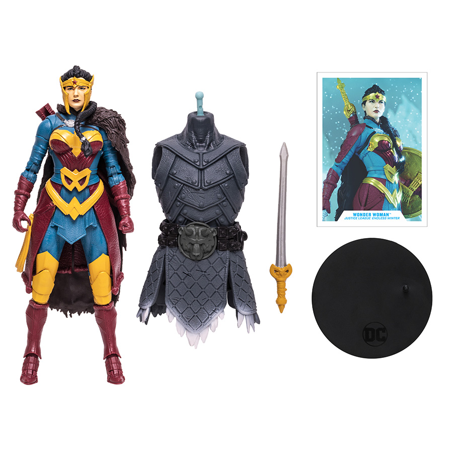 DC Build-A-Figure Wave 7 Endless Winter Wonder Woman 7-Inch Action Figure