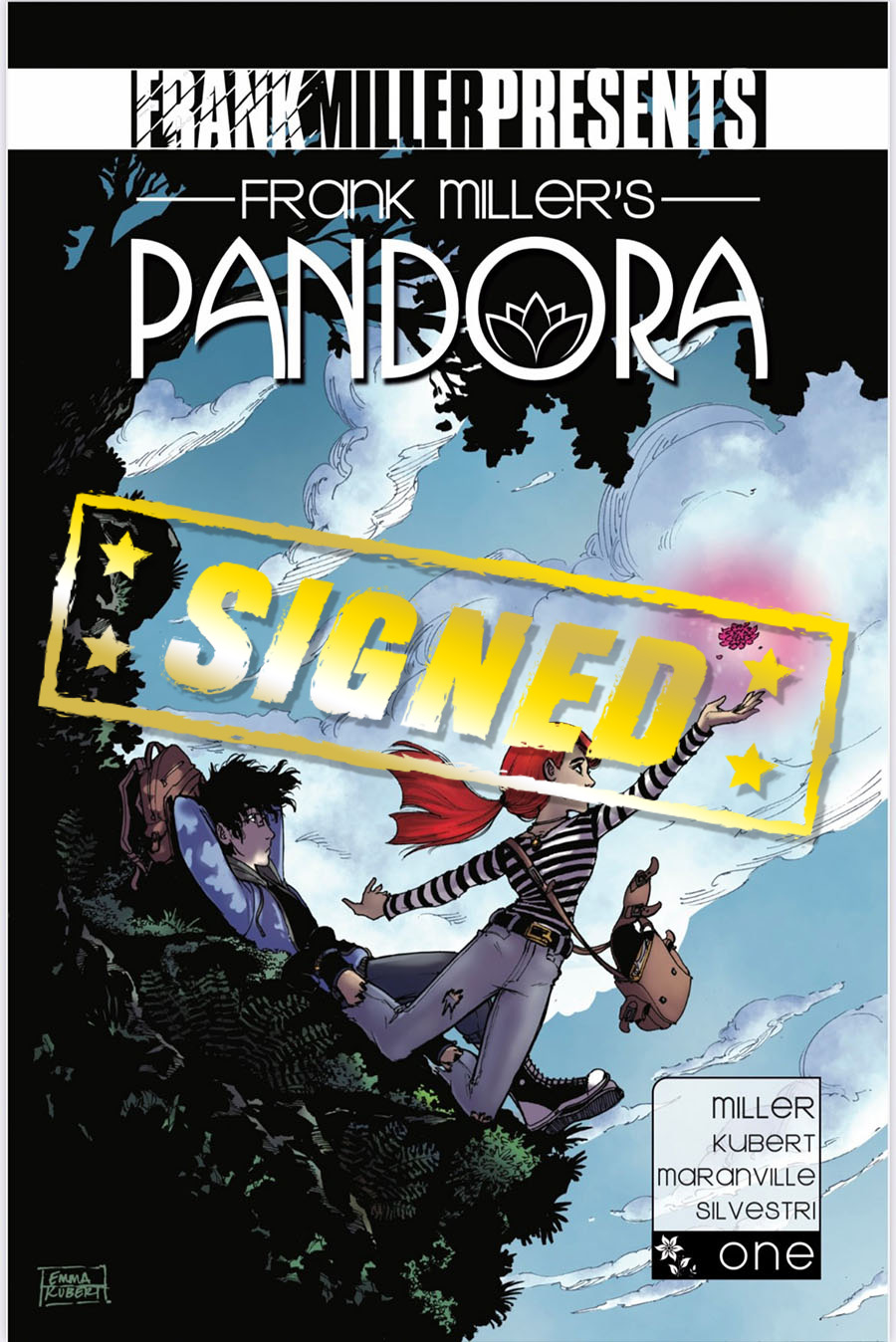 Frank Millers Pandora #1 Cover C Regular Emma Kubert Cover Signed By Frank Miller & Emma Kubert