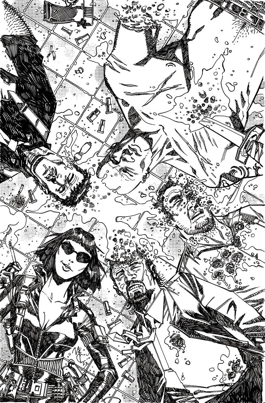 Jennifer Blood Vol 2 #9 Cover P Incentive John McCrea Boys Homage Black & White Virgin Cover