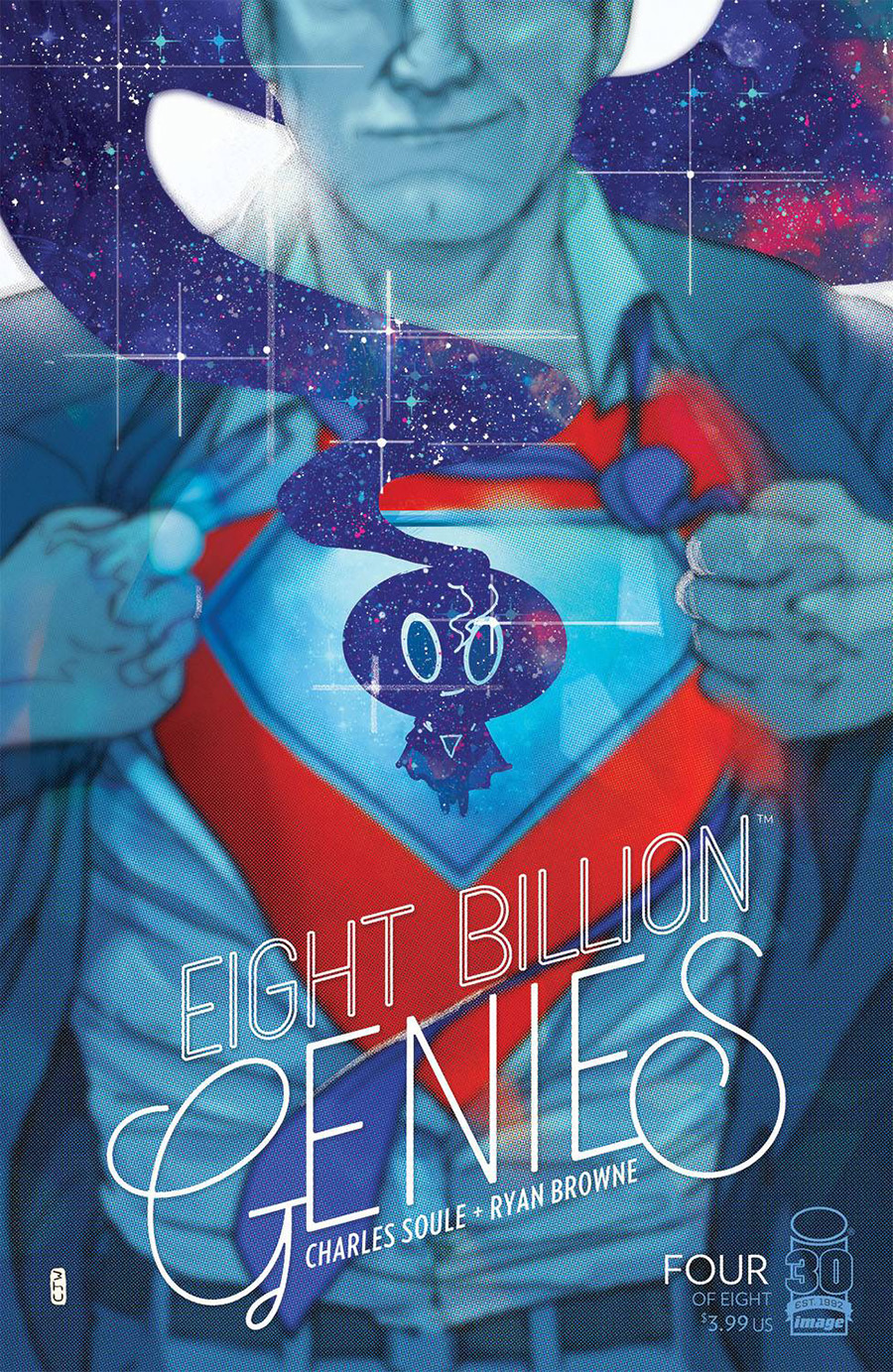 Eight Billion Genies #4 Cover B Variant Christian Ward Cover (Limit 1 Per Customer)