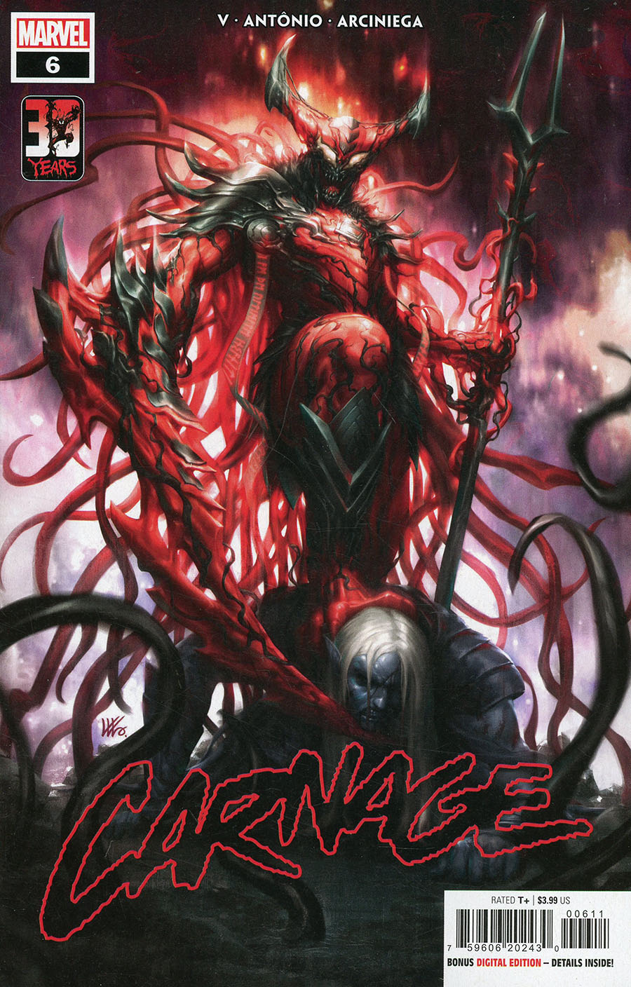 Carnage Vol 3 #6 Cover A Regular Kendrik kunkka Lim Cover