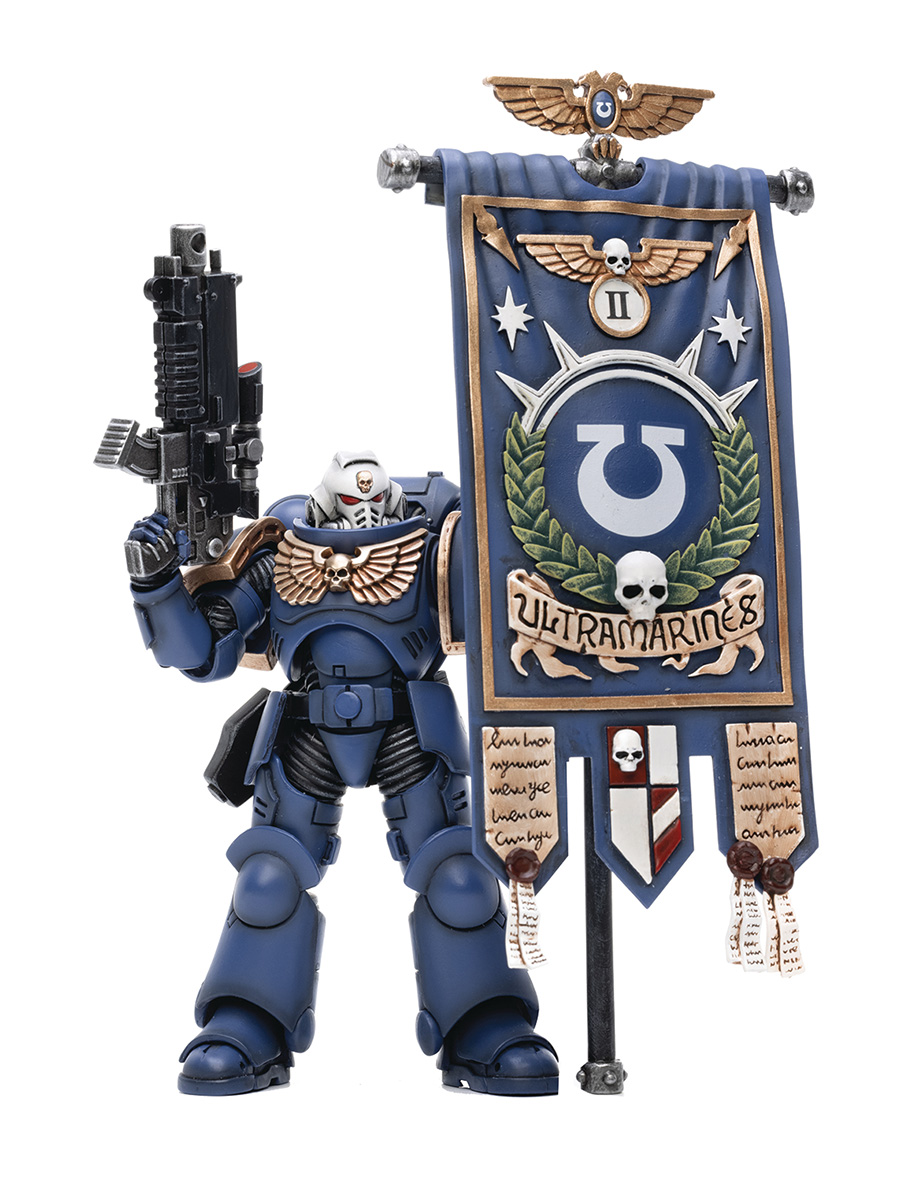 JoyToy Warhammer 40000 Ultramarines 1/18 Scale Figure - Primaris Ancient Posca