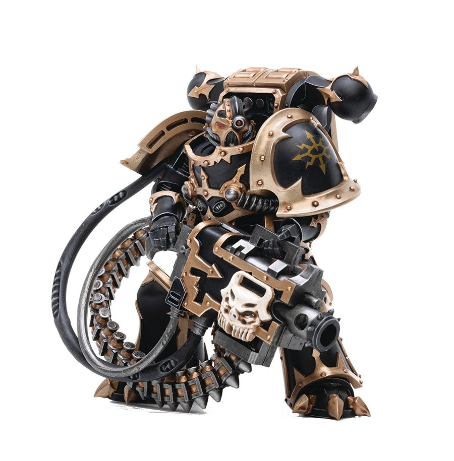 JoyToy Warhammer 40000 Black Legion 1/18 Scale Figure - Havocs Marine 04