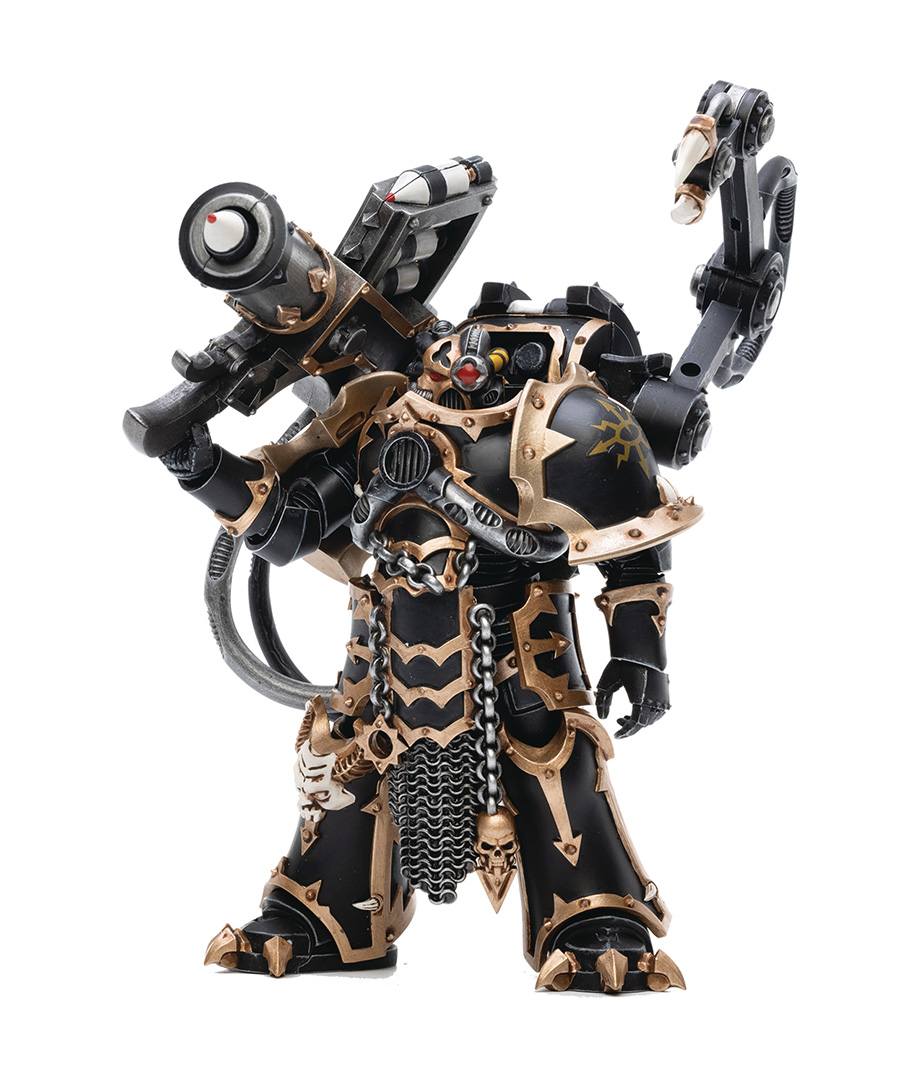 JoyToy Warhammer 40000 Black Legion 1/18 Scale Figure - Havocs Marine 05