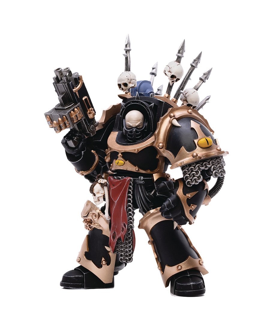 JoyToy Warhammer 40000 Black Legion 1/18 Scale Figure - Brother Bathalorr