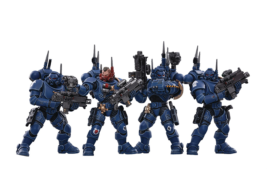 JoyToy Warhammer 40000 Ultramarines Inflitrators 1/18 Scale Figure Pack