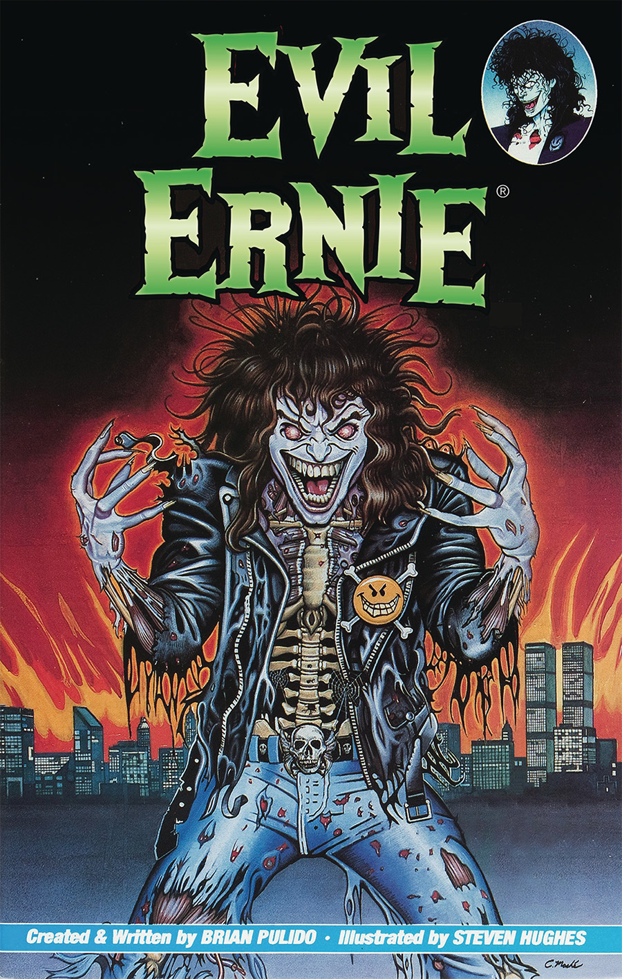 EVIL ERNIE #1 (2021) - GRADE NM - LIMITED 1/20 RETAILER INCENTIVE VARIANT  COVER!