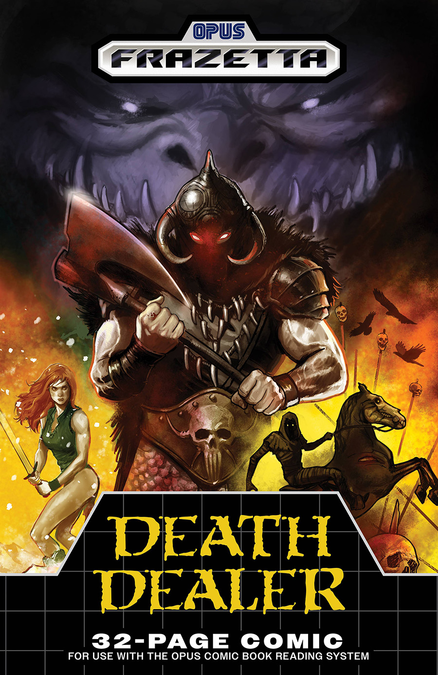 Frank Frazettas Death Dealer Vol 2 #4 Cover C Incentive Diego Galindo Video Game Homage Variant Cover