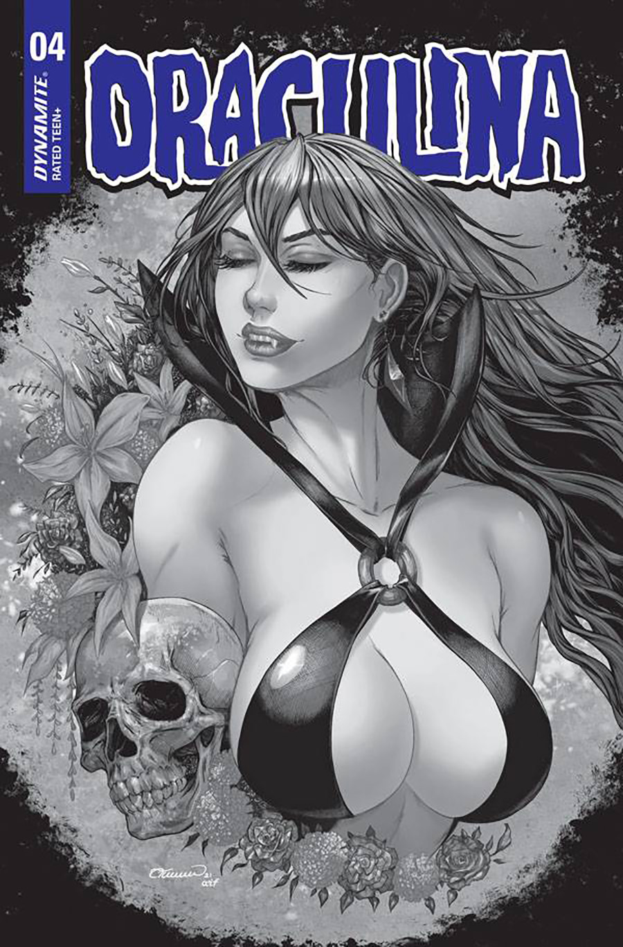 Draculina #4 Cover P Incentive Collette Turner Black & White Cover